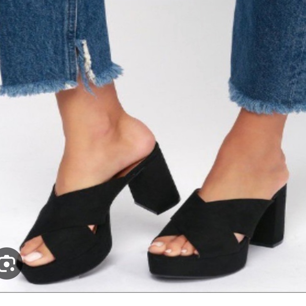 Chinese Laundry block heel sandals